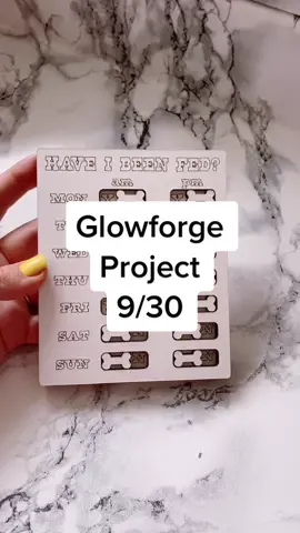 Reply to @saradoherty8  9/30 of my favorite useful @glowforge projects #glowforgecreations #adhdtiktok
