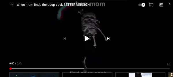 When mom find poop sock