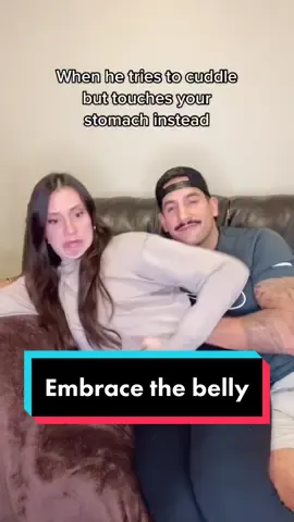 #stitch with @alexandramadison_ if you’ve got a belly, I’m going to snuggle it. #bellylove #tummylove #bopo #snuggles #hibernation