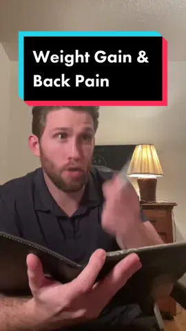 It’s still good to work toward a healthy weight, but it isn’t “required” to get out of pain. It’s an option. #backpain #pain #lowbackpain #weightloss #chronicpain