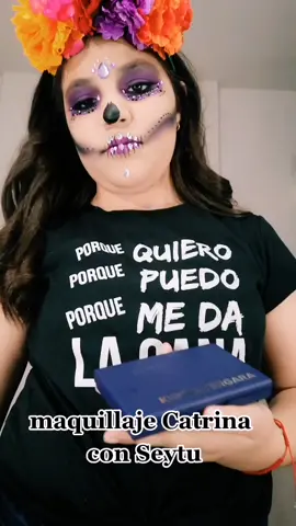 maquillaje Catrina con Seytu #SEYTU #hipoalergenicos #libredeparabenos #libredecrueldadanimal