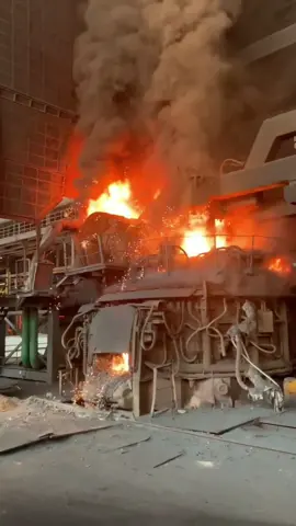EAF steelmaking process #eaf #metallurgy #steel