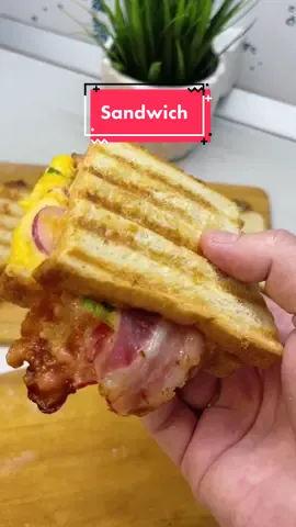 Король среди сэндвичей 🥪 Отправь рецепт друзьям 🤤 #Foodie #sandwich #grill #tasty #breakfast