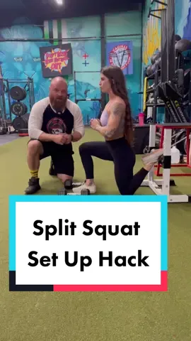 Reply to @jordanwilson529 simple hack for better split squats @briananegron #legs #glutes #gymshark #forthegirls #fortheboys #coach #athlete