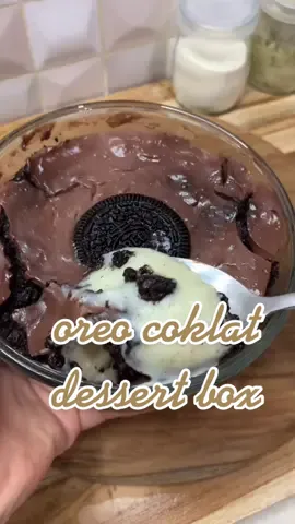 dessert oreo super simple ga pake oven dan mixer #resepyuhu #dessertbox #menuviral #ravelle #kreasikue #oreo cookware @ravelle.id