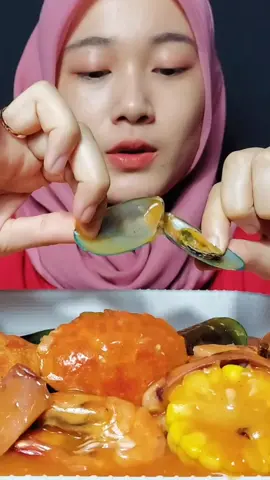 Mukbang Seafood saos Padang[Youtube : Ini Cia]#mukbangseafood #fyp #seafood #asmrseafood #asmr #iniciamukbang #saospadang #kepiting #udang #cumi