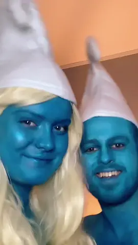 Smurf Alert!! Bit cringe but oh well😂#halloweenmakeup #31daysofhalloween #ASOSAlterEgo #sfxmakeup #ExpectingGen1 #sfx #fyp #foryoupage