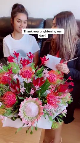 Thank you for thinking of us what a #beautiful#surprise  it #flowers #kindness #falakzaman #perth #foryou#sydney #viral #blessed#usa #Love #happy #fyp