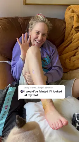 Reply to @axful...things most the time I can’t look at it either! #horrortok #halloween #beckermantwins #brokenfoot #brokenankle #ouch #Yourdone