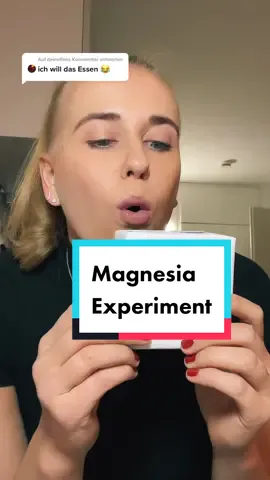 @deinefine antworten Wer hat’s auch zuhause? #magnesia #experiment #essen #turnen