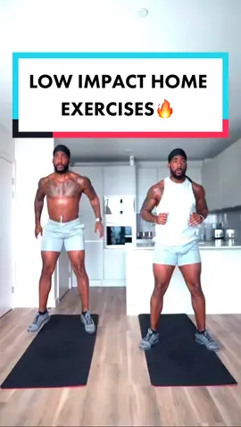 Try these Beginner LOW / HIGH impact exercises at home 🔥 #lowimpact #highimpact #Fitness #fyp