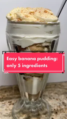 Easy Banana Pudding Parfait #bananadessert #bananapudding #EasyRecipe #sweettreat #kidscooking #5ingredientrecipe #sweettreats #bananapuddin #bananas