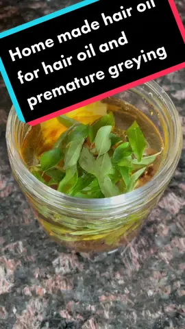 Hair oil for hair fall and premature greying. #hairoiltips #hairoilmasage #amlapowderforhair #curryleaves #homemadeoilforhairgrowth