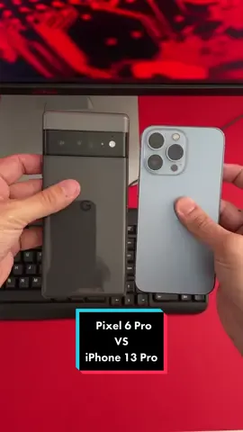 Pixel 6 Pro VS iPhone 13 Pro #iphone #googlepixel #pixel6pro #iphone13 #androidvsios #iphonevsandroid #apple #ios #android