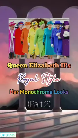 Her Majesty in colors💖 #royalfamily #royal #royalty #queenelizabeth #queen #elizabeth #fashion #style #colors #LearnOnTikTok #fyp #foryou