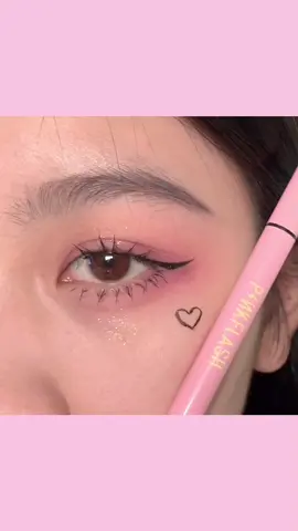K-beauty eye makeup look #pinkflash #pinkflashbeauty #Eyeliner #fyp #koreanlook
