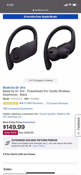 $149 POWERBEATS‼️🔥 #savings #dailydeals #fyp #blackfriday #beatsbydre #helpingyouspendlessandsavemore 🛍💸