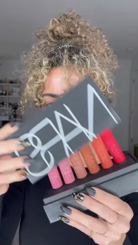 Six new shades from @narsissist Air Mattte lip colors #nars #narsissist #makeupswatches #lipswatches