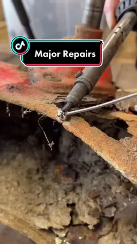 The bike can now be enjoyed for generations. #rust #welding #motorcycle #DIY #professionalsonly