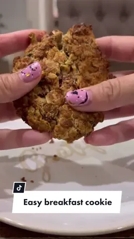 Yes it’s as easy as it looks 🔥 #cookie #breakfast #eatthisnotthat #healthyrecipe #glutenfree