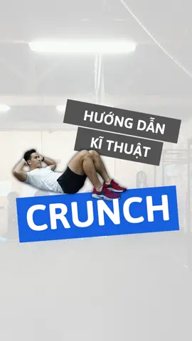 Hướng dẫn gập bụng săn chắc #LearnOnTikTok #Fitness #crunch #giambung