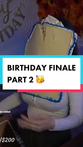CAKE SMASH 🎉 #birthday #happybirthday #ttv #twitch #twitchstreamer #piñata #egirl #gamer #cakesmash #thehardertheyfall #fanfiction