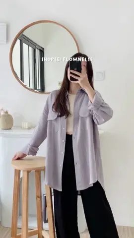 Warna-warnanya itu loohh🥺❤️ #fypシ #racunshopee #tiktokshop #linen #oversizedshirt #xyzbca