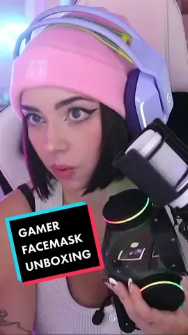 what do YOU think about the gamer facemask? 😳 #razer #razerzephyr #gamer #fyp #foryoupage