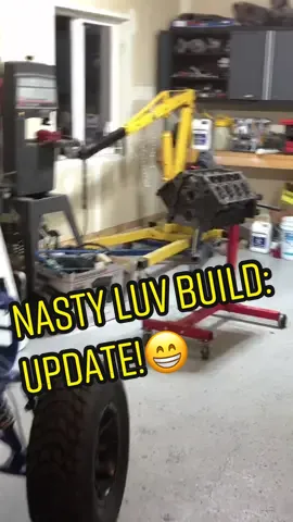 Super excited to get this thing running!😁 #nastyluv #autotechaaron #luv #chevyluv #chevy