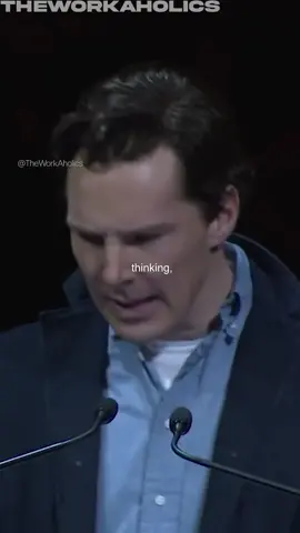 Stop overthinking and just do. #foryou#bennedictcumberbatch#overthinking#inspiration
