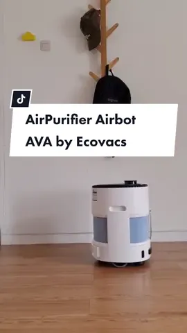 namanya Airbot AVA, fungsinya sama aja kaya air purifier yang lain cuma kelebihannya dia bisa gerak otomatis gitu loh | @ECOVACS Indonesia #kelastekno #antigaptek #fyp #airpurifier