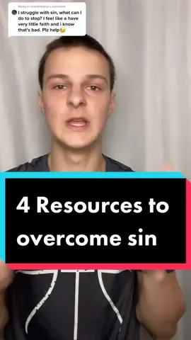 Reply to @brandobanjo  here are four resources to defeat sin! #fyp #foryou #christian #christiantiktok #Jesus