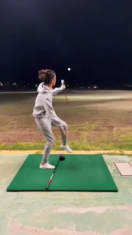 Which part do you think was hardest? A) kicking the driver up. B) the tap up with the wedge. C) the hit out the air. 🥴 #golftiktok #golf #trickshot