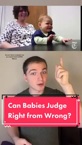 Can babies judge right from wrong? #psychology #morality #altruism #psychologyresearch #developmentalpsychology