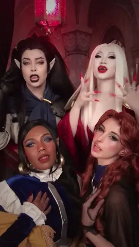 The Council of Sisters invites you 😘 W/ @alliecatcosplay @Kira Kelly & 8bitSami! ❤️ #castlevania #castlevanianetflix #castlevaniacosplay #fyp