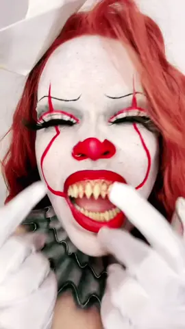 Payaso Pennywise 🤡🎈 Si te gustó ayudame a compartir ☺️ #pennywise #it #itmovie #payaso #payasopennywise #itmakeup  #clownmakeuplook #pennywisemakeup