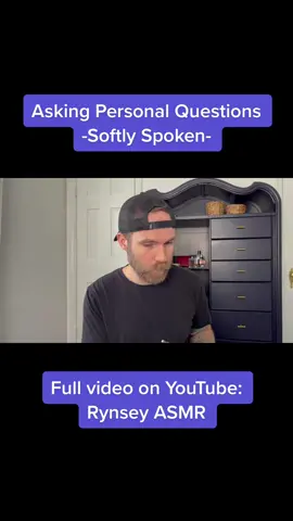 Asking YOU softly spoken personal questions! Full 18 minute video on YT, link in bio! #ASMR #SoftlySpoken #Whispers #fyp #personal # questions