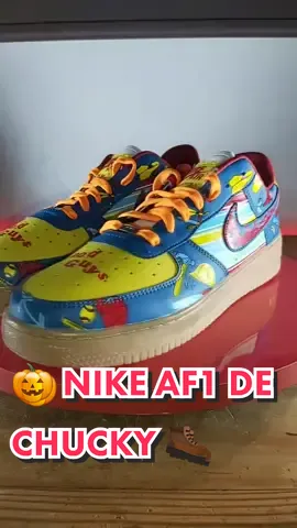 🎃🥾NIKE AIR DE CHUCKY//🧔🏽sigueme en ig:@adriangalvara #coleccionista #nikeunboxing #nikeairforce1 #chucky2021 #chuckylaserie #chuckyseries #chuckydoll