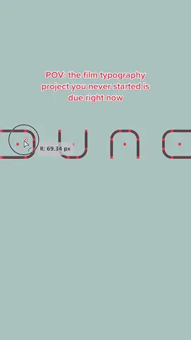 I can’t be the only one that saw the poster and thought this tho #dunemovie #adobeillustrator #adobetok #typography