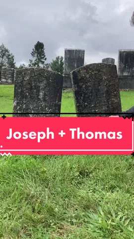Older clean. Thomas and Joseph ❤️❤️ #gravetok #taphophile #gravestonecleaning #fyp