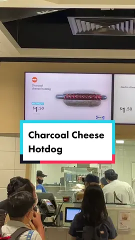 Wanted to try the Charcoal Cheese Hotdogs from Ikea but sadly it’s not Halal #sedihbhai #sedapbhai #nangisbhai #okbhai