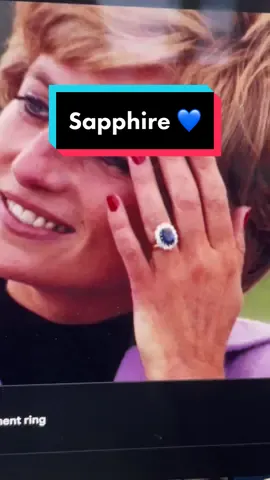 Sapphire 💙 #princessdiana #royal #sapphire #ring #celebrityrings #JDSTREET