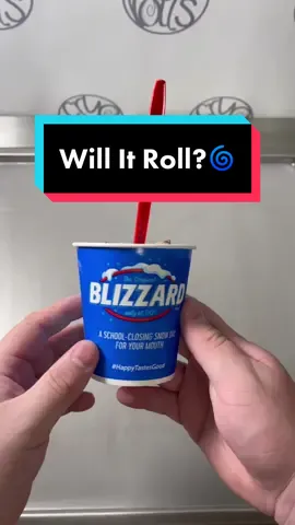 Will A Choco Brownie Extreme Blizzard Roll? What should we try and roll next?⬇️ #icecreamrolls #Food #dairyqueen #fyp