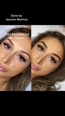 #hybride#brows#browsonfleek#beforeandafter#spa#beauty#beautyhacks#browgoals#microblading#microshading#mtl#oxflo#browgoals#satisfying#process
