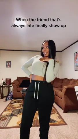 Tag your friend that’s always late 😂😂 mine is @jaylahenderson33 #fyp #blackgirltiktok #foryou #funny #kekepalmer #viral #trending #fypシ