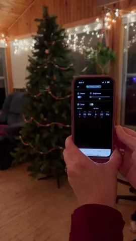 My new tree… there’s an app for that 😂🎄 #christmas #christmastree #twinkly #holiday #lights