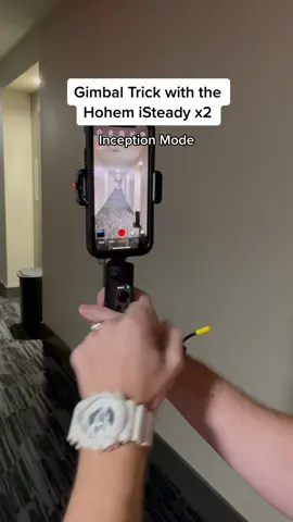 Go get the Hohem iSteady x2 so you can do this gimbal trick @Hohem bts: @cameronboller