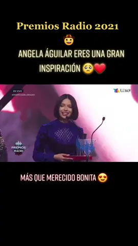 Angela ganor su premio, felicitaciones hermosa @angelaaguilar_ 🥺❤️ #fyp #angelaaguilar #PremiosDeLaRadio #win #ganador #regional #mexico #viral