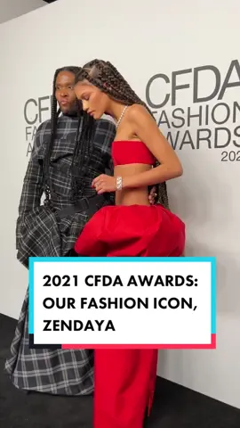 Our #CFDAAwards Fashion Icon #Zendaya arrives with @luxurylaw #CFDA