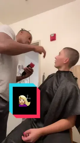 All I do is give my fiancé headaches 😌😌😌 #barber #fadehaircut #couplestiktok #buzzcut #fiancecheck